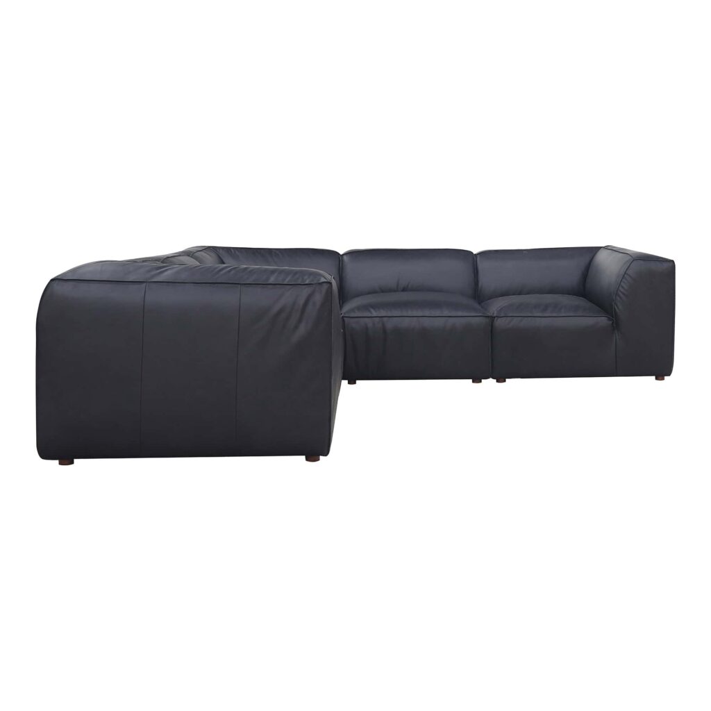 Form Dream Modular Sectional Vantage Black Leather