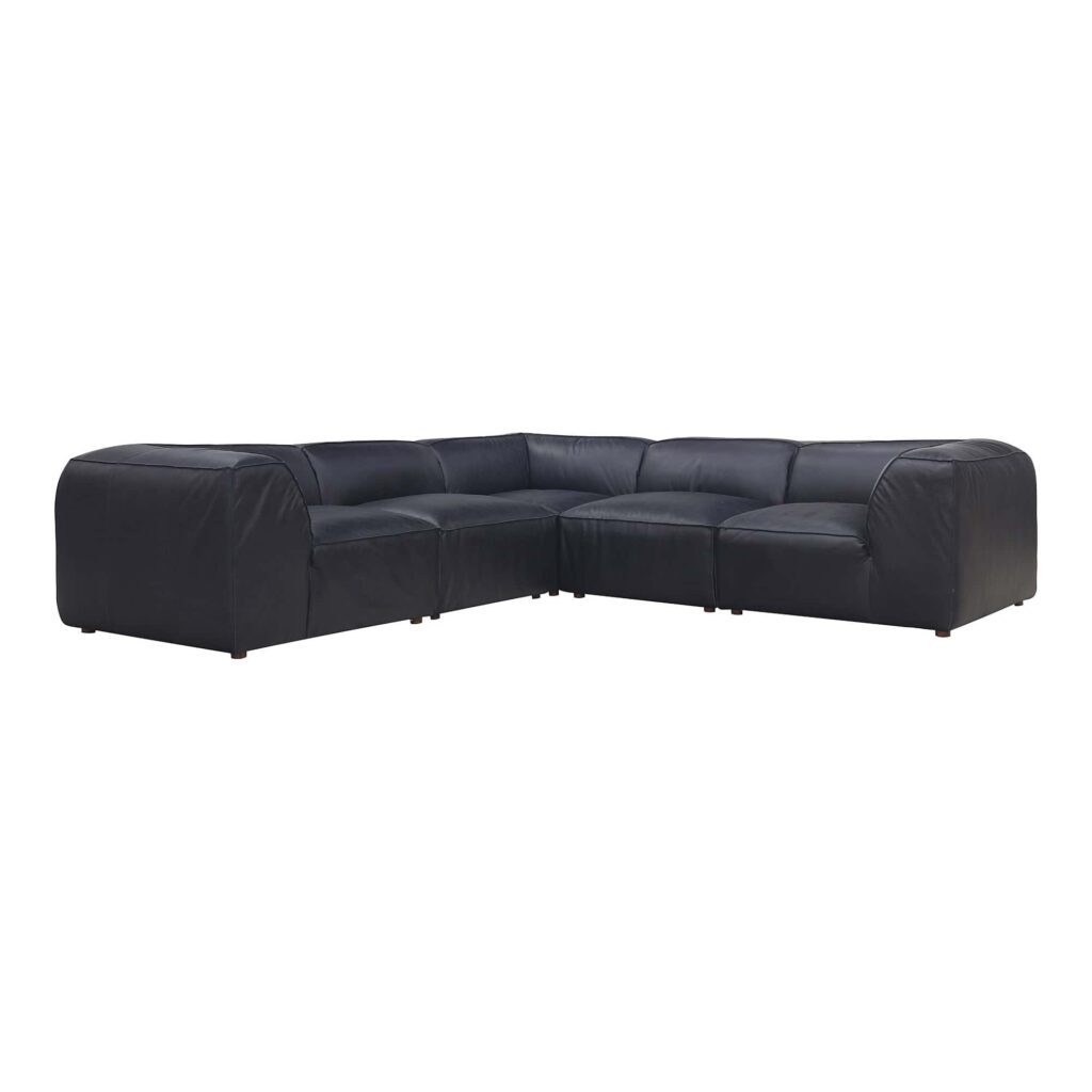 Form Dream Modular Sectional Vantage Black Leather - Image 2