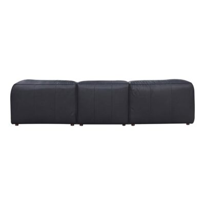 Form Dream Modular Sectional Vantage Black Leather XQ-1008-02 XQ 1008 02 02