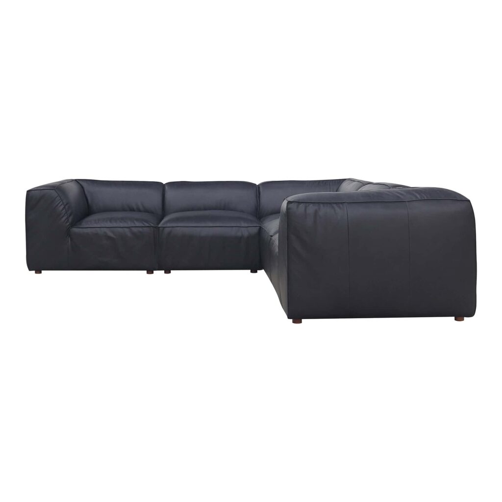 Form Dream Modular Sectional Vantage Black Leather - Image 4