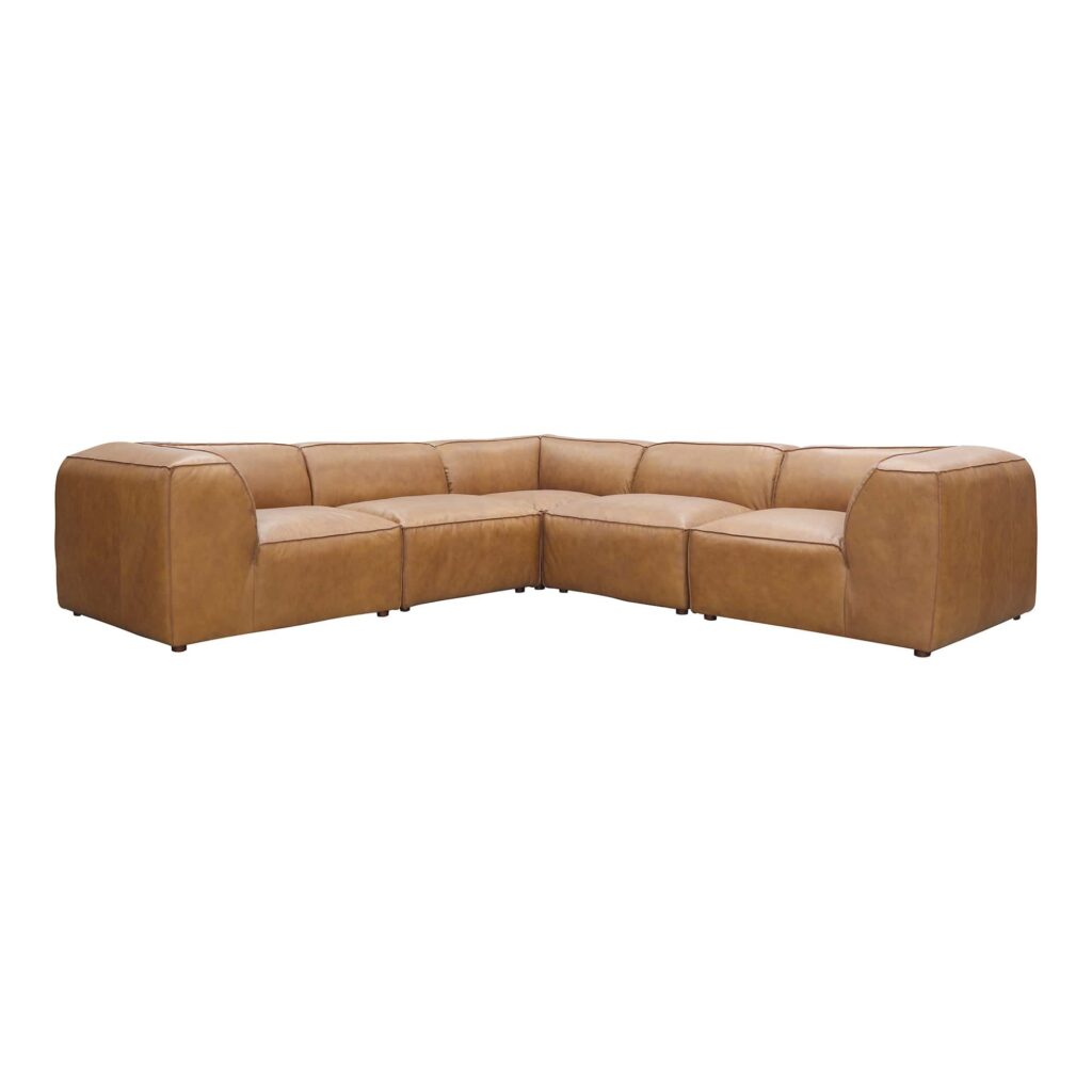 Form Dream Modular Sectional Sonoran Tan Leather - Image 2