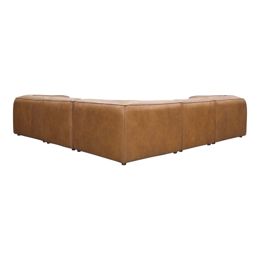 Form Dream Modular Sectional Sonoran Tan Leather - Image 4