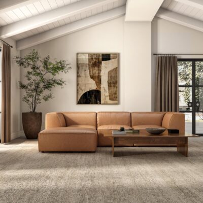 Form Dream Modular Sectional Sonoran Tan Leather