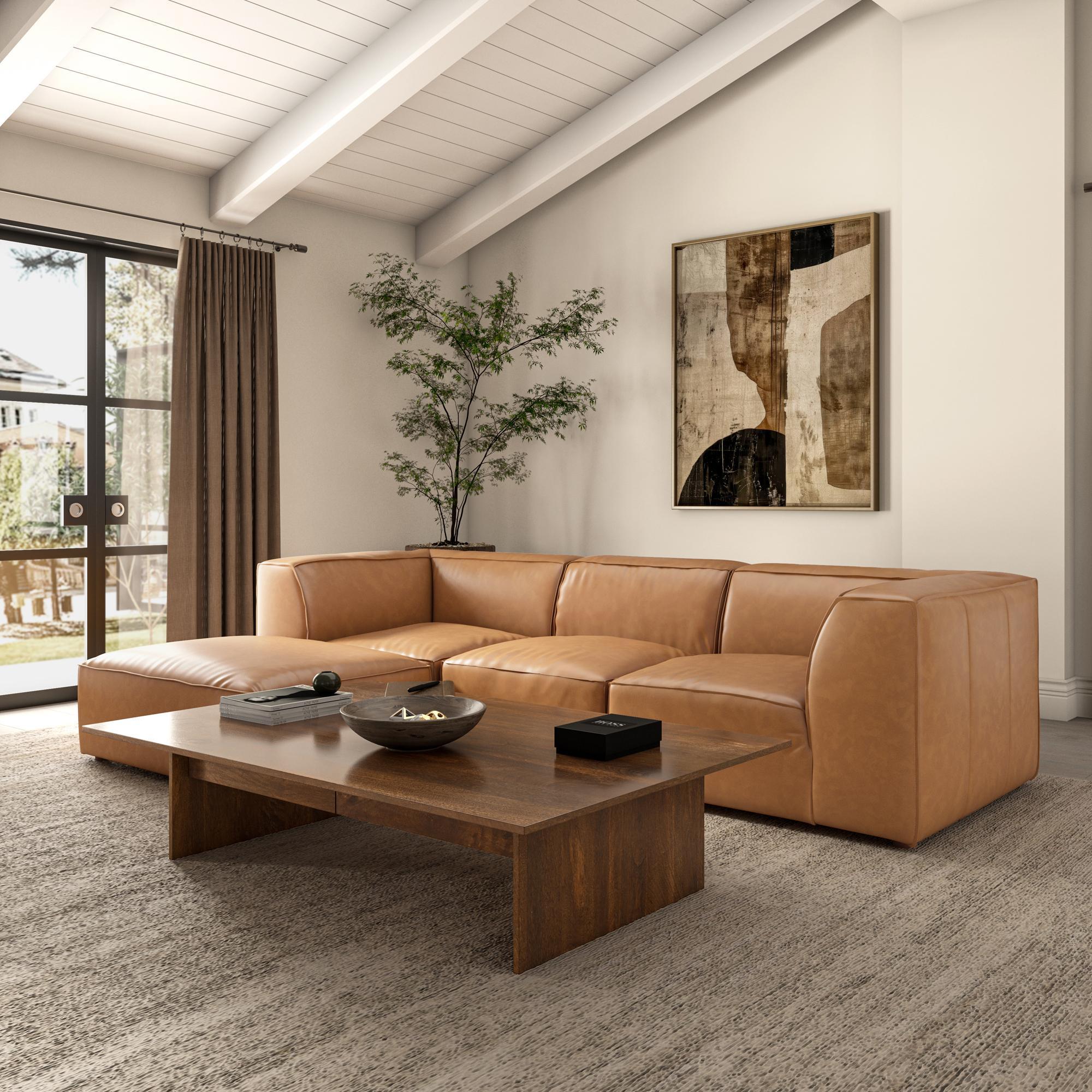 Form Dream Modular Sectional Sonoran Tan Leather 7 Form Dream Modular Sectional Sonoran Tan Leather - Image 7