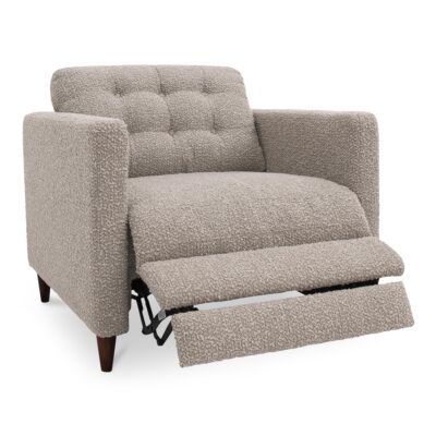 Bridgers Power Recliner Chair Warm Grey XQ-1010-29 XQ 1010 29 Bridgers diagR open shadsilo