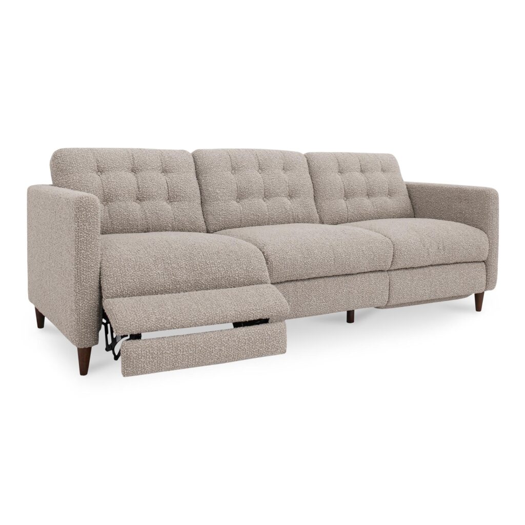 Bridgers Power Recliner Sofa Warm Grey - Image 2