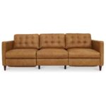 Bridgers Power Recliner Sofa Tan Leather 12 Bridgers Power Recliner Sofa Tan Leather XQ-1011-40 XQ 1011 40 Bridgers hero