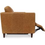Bridgers Power Recliner Sofa Tan Leather 13 Bridgers Power Recliner Sofa Tan Leather XQ-1011-40 XQ 1011 40 Bridgers side open shadsilo