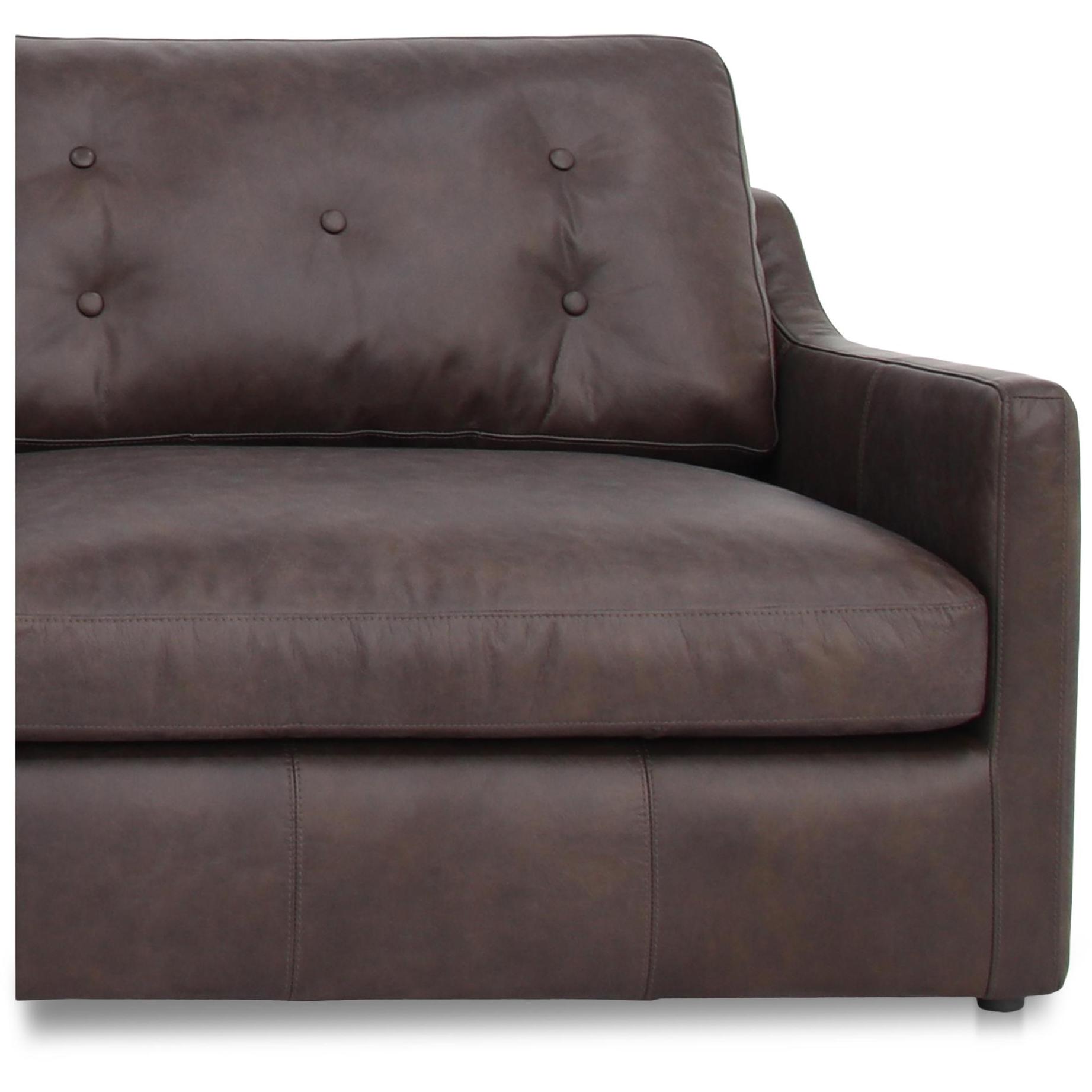 Thurlow 4 Piece Modular Sectional Espresso Brown Leather 4 Thurlow 4 Piece Modular Sectional Espresso Brown Leather - Image 4