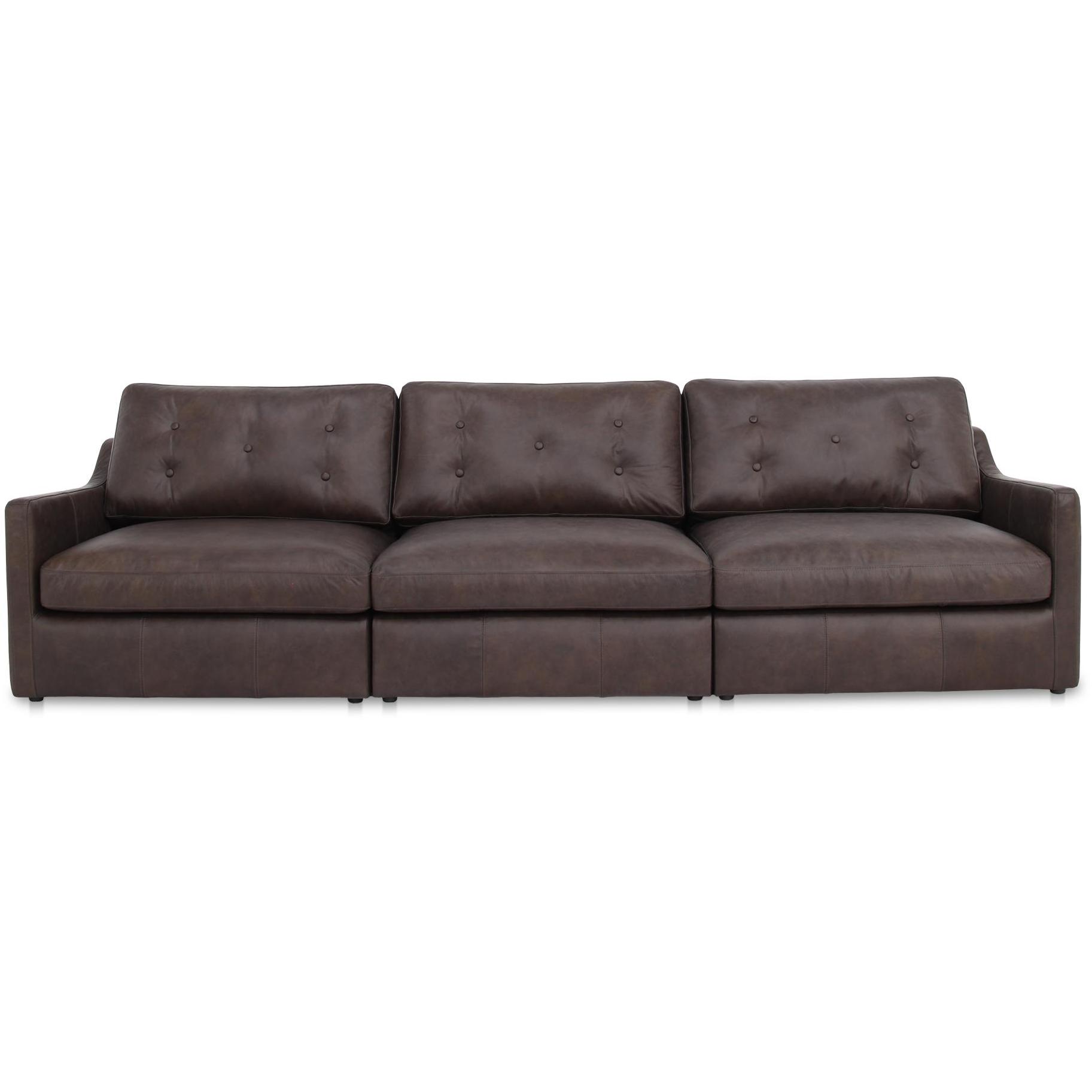 Thurlow Modular Sofa Espresso Brown Leather