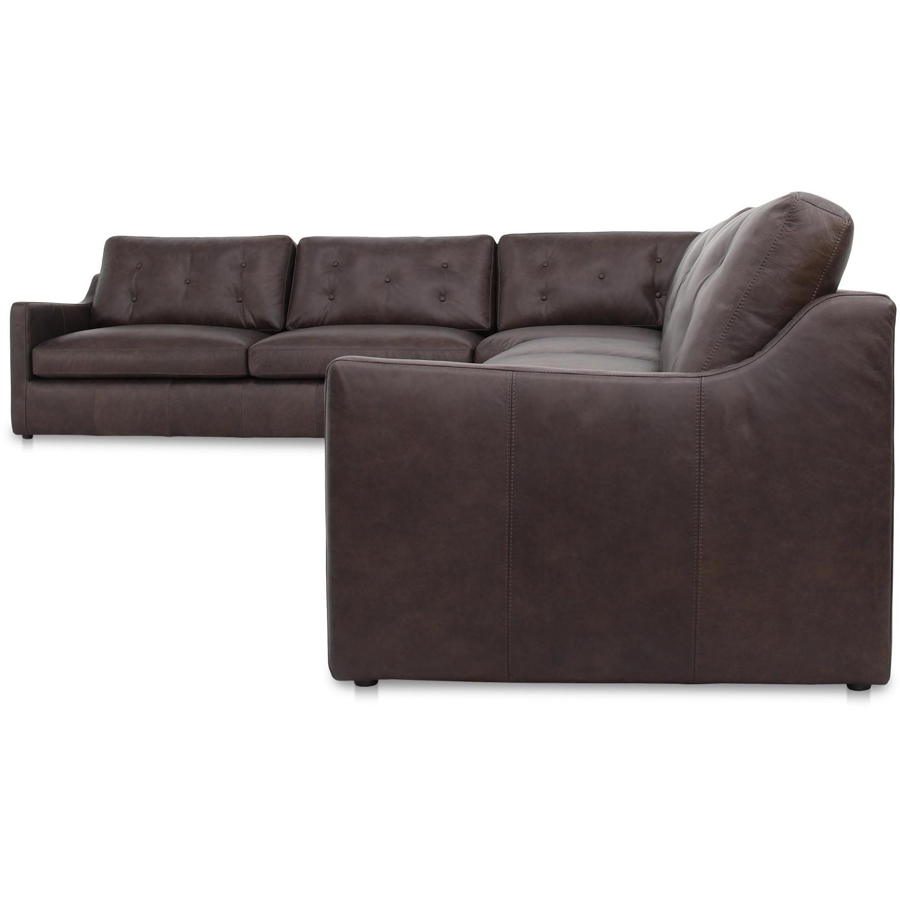 Thurlow Corner Modular Sectional Espresso Brown Leather 2 Thurlow Corner Modular Sectional Espresso Brown Leather - Image 2