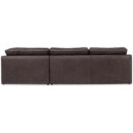 Thurlow 3 Piece Right Modular Sectional Espresso Brown Leather XQ-1023-20 XQ 1023 20 Thurlow back shadsilo