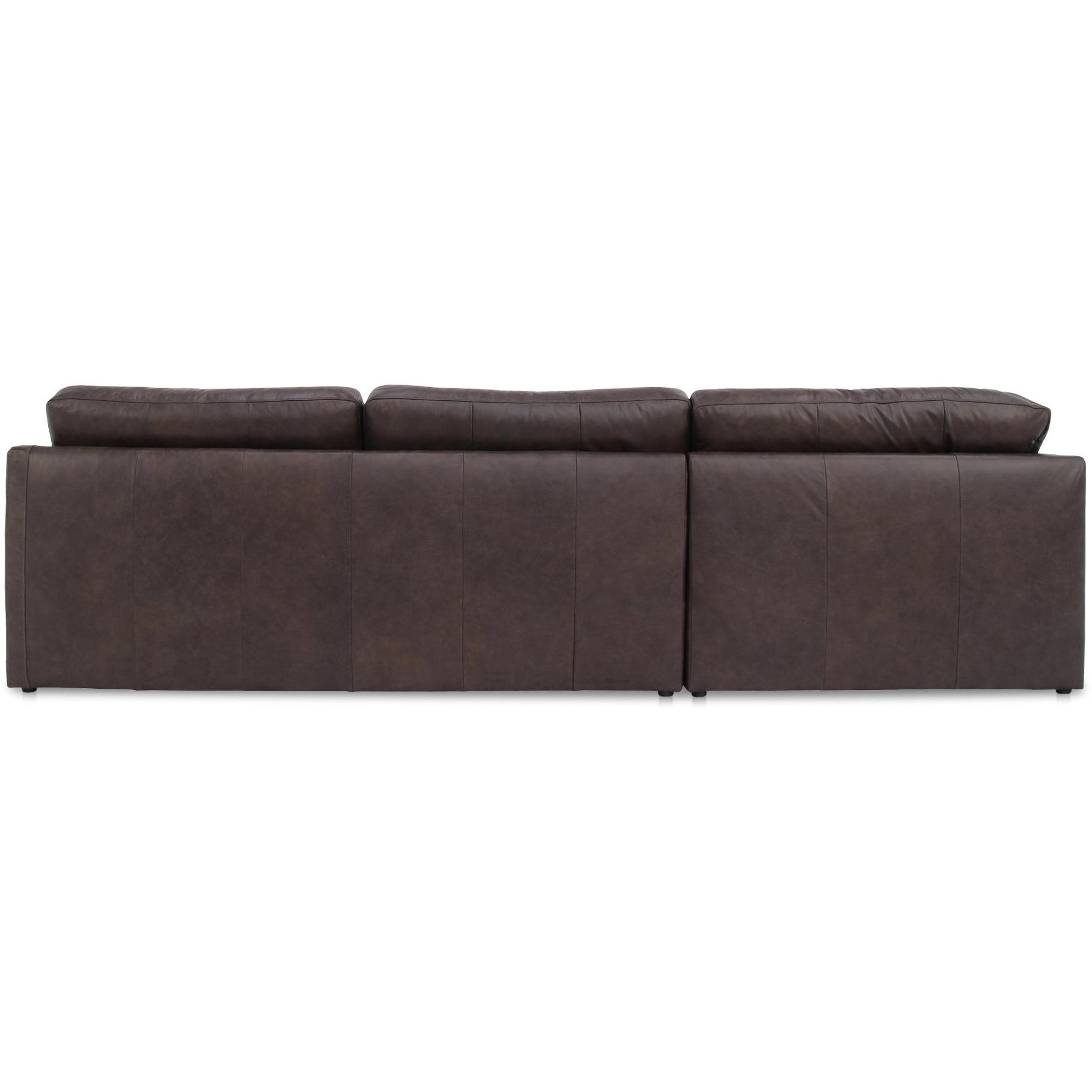 Thurlow 3 Piece Left Modular Sectional Espresso Brown Leather 4 Thurlow 3 Piece Left Modular Sectional Espresso Brown Leather - Image 4