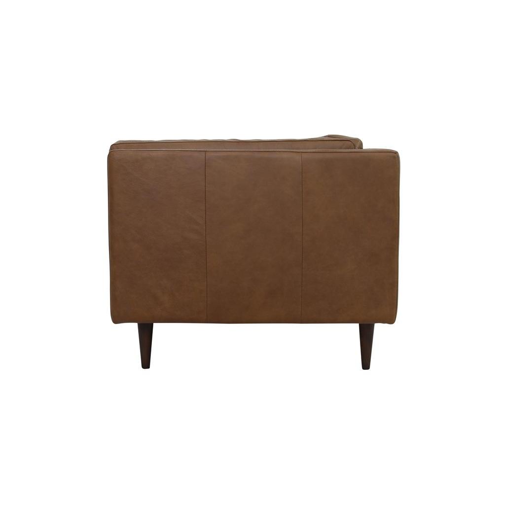 Woods Sofa Brown Leather 3 Woods Sofa Brown Leather - Image 3