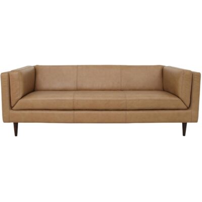 Woods Sofa Tan Leather