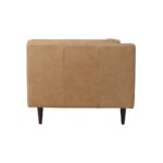 Woods Sofa Tan Leather XQ-1025-40 XQ 1025 40 Woods side left shadsilo