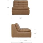 Lino Slipper Chair Tan Leather XQ-1026-40 XQ 1026 40 70