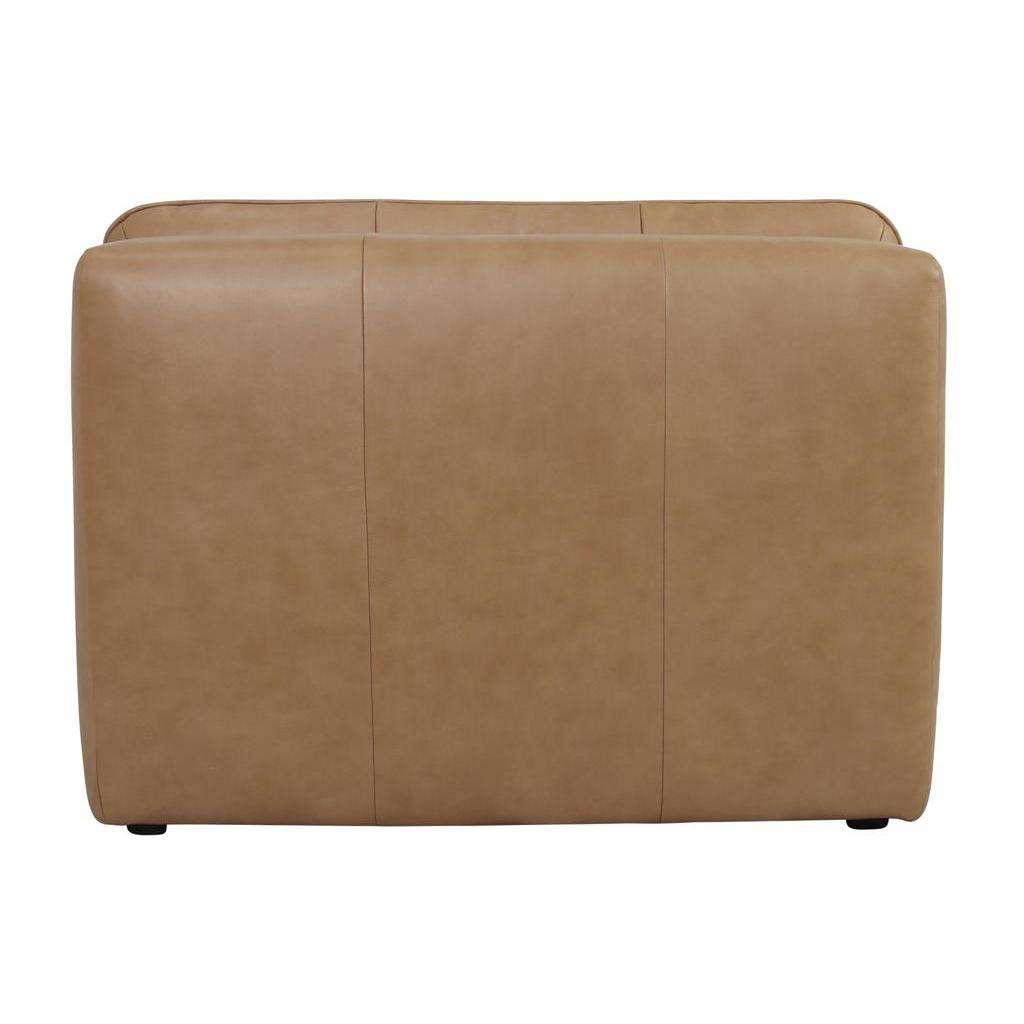 Lino Slipper Chair Tan Leather 4 Lino Slipper Chair Tan Leather - Image 4