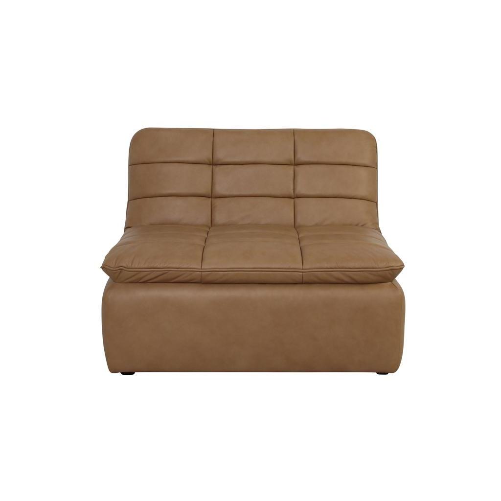 Lino Slipper Chair Tan Leather