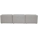Lino Armless Modular Sofa Textured Oat XQ-1028-34 XQ 1028 34 Lino back shadsilo
