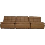 Lino Armless Modular Sofa Tan Leather XQ-1028-40 XQ 1028 40 Lino hero