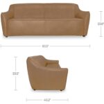 Hawkins Sofa Tan XQ-1032-40 XQ 1032 40 70 dim