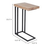 Mila C Shape Side Table 19 Mila C Shape Side Table YC-1005-24 YC 1005 24 70