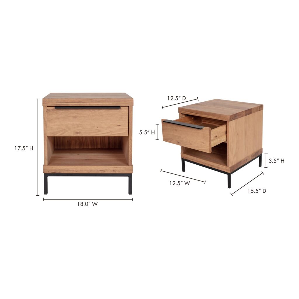 Montego One Drawer Nightstand - Image 8