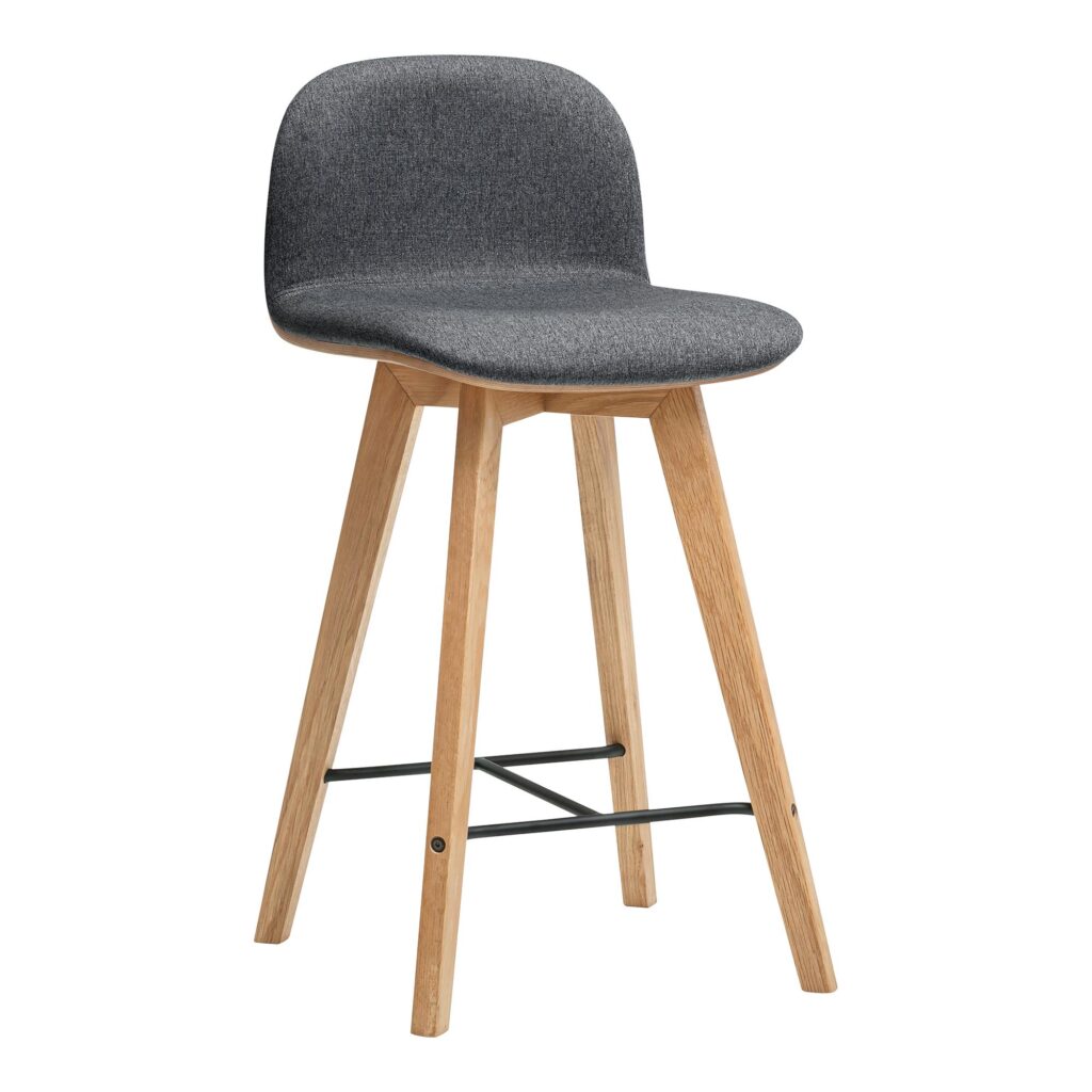 Napoli Counter Stool Grey - Image 2