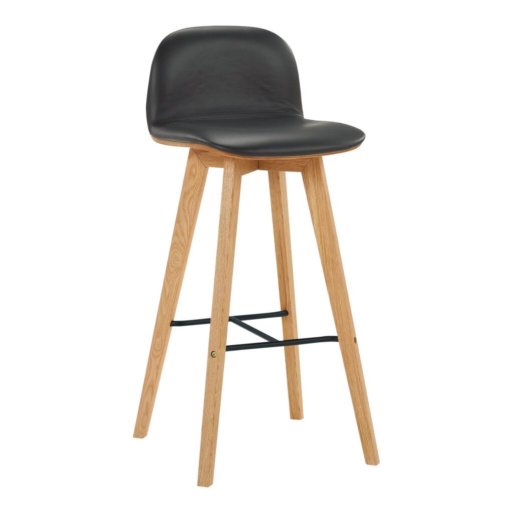 Napoli Leather Bar Stool - Image 2