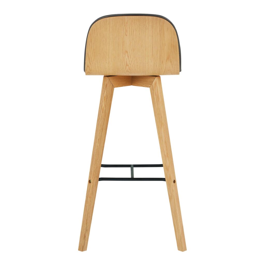 Napoli Leather Bar Stool - Image 4