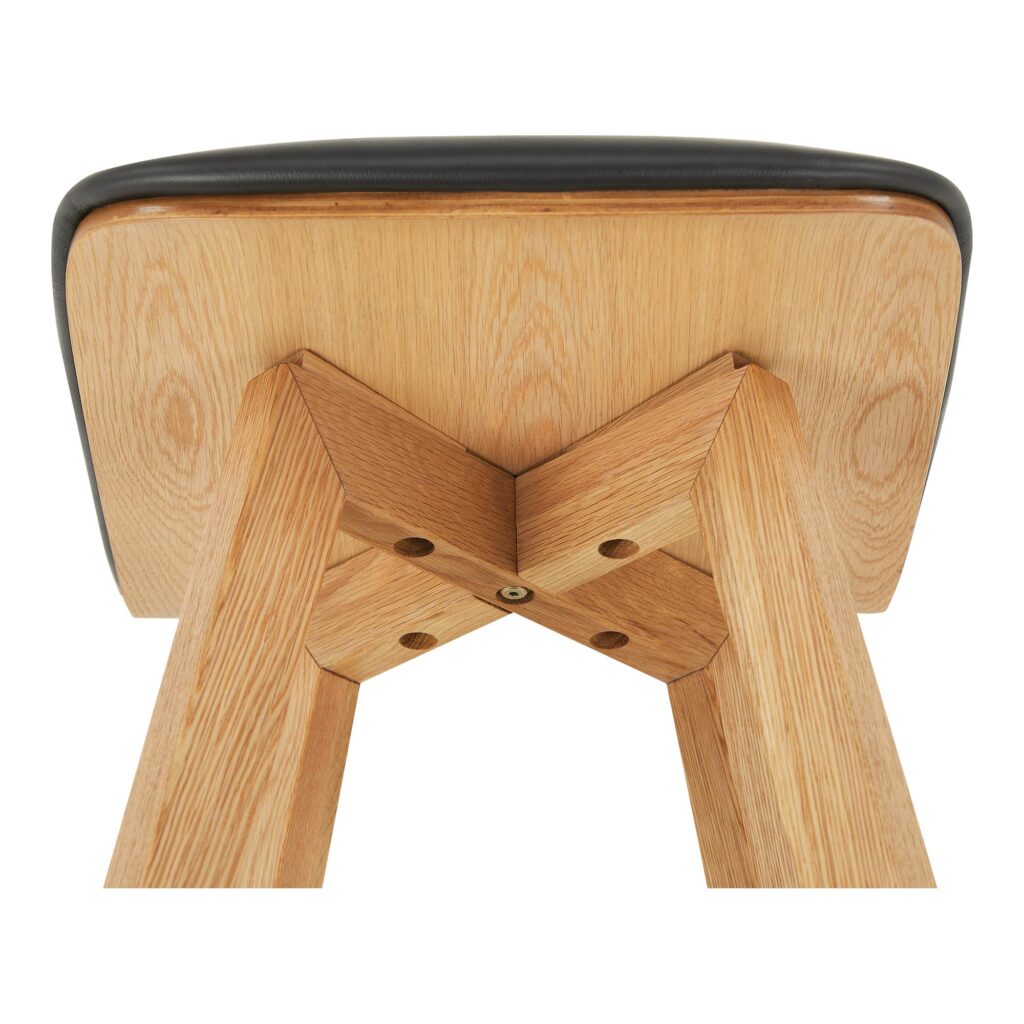 Napoli Leather Bar Stool - Image 9