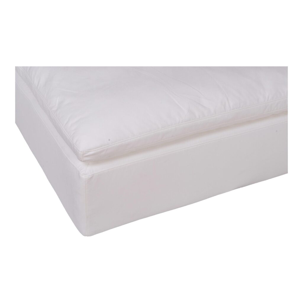 Clay Ottoman Livesmart Fabric White - Image 3