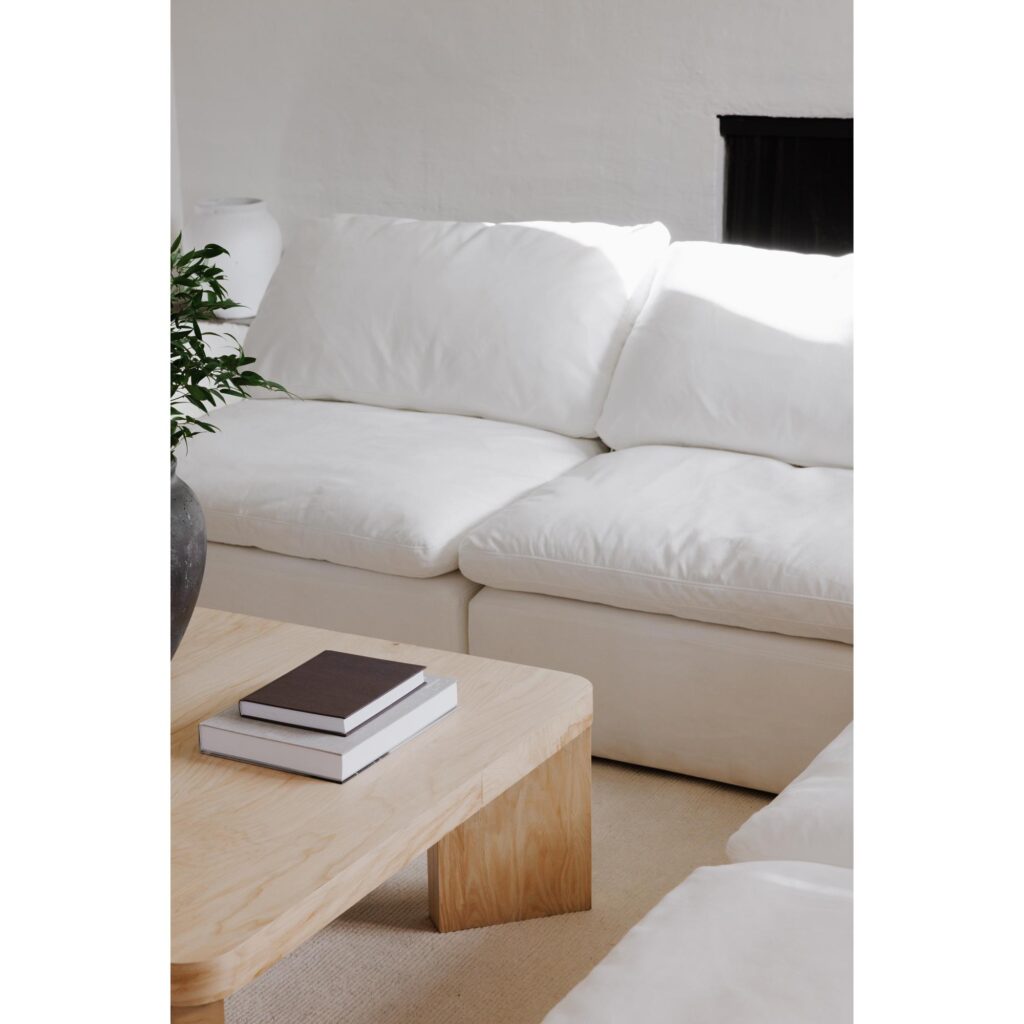 Clay Ottoman Livesmart Fabric White - Image 9