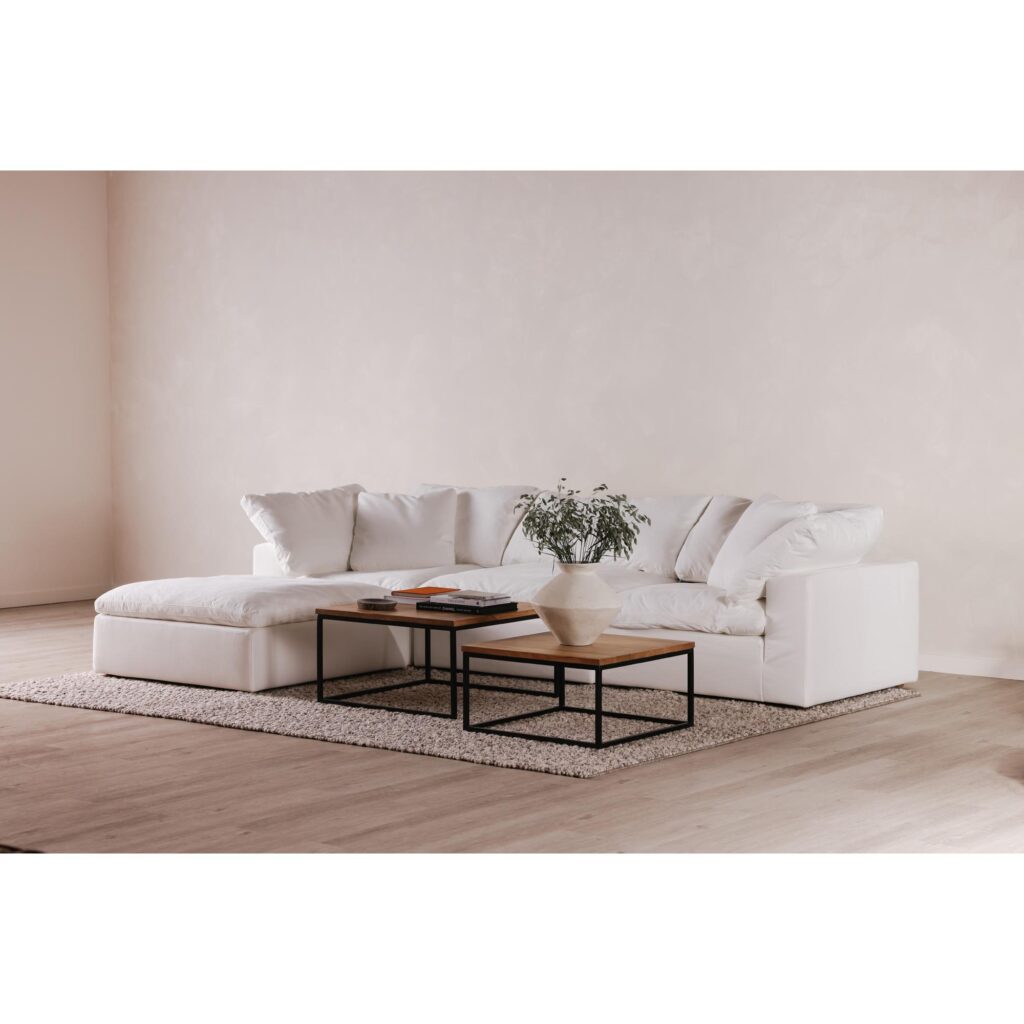 Clay Ottoman Livesmart Fabric White - Image 11