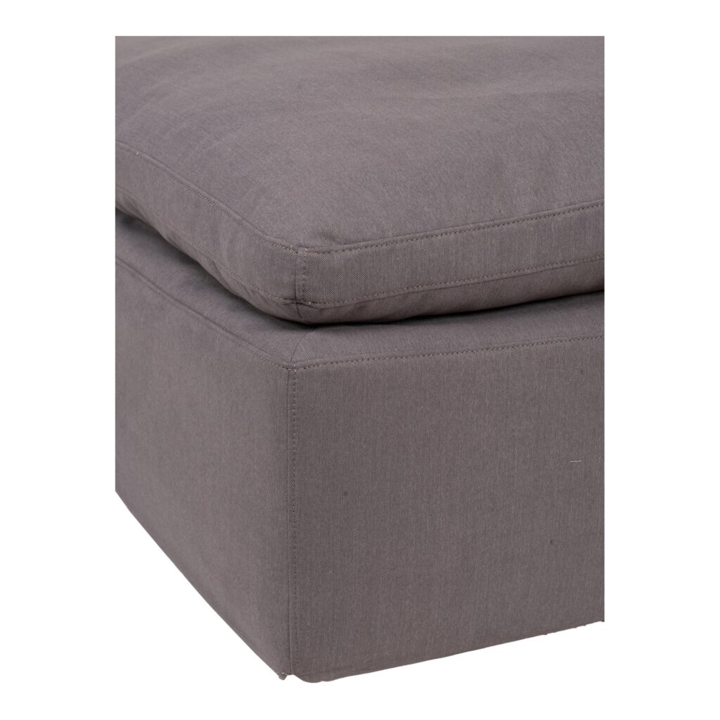 Clay Ottoman Livesmart Fabric Light Grey - Image 4