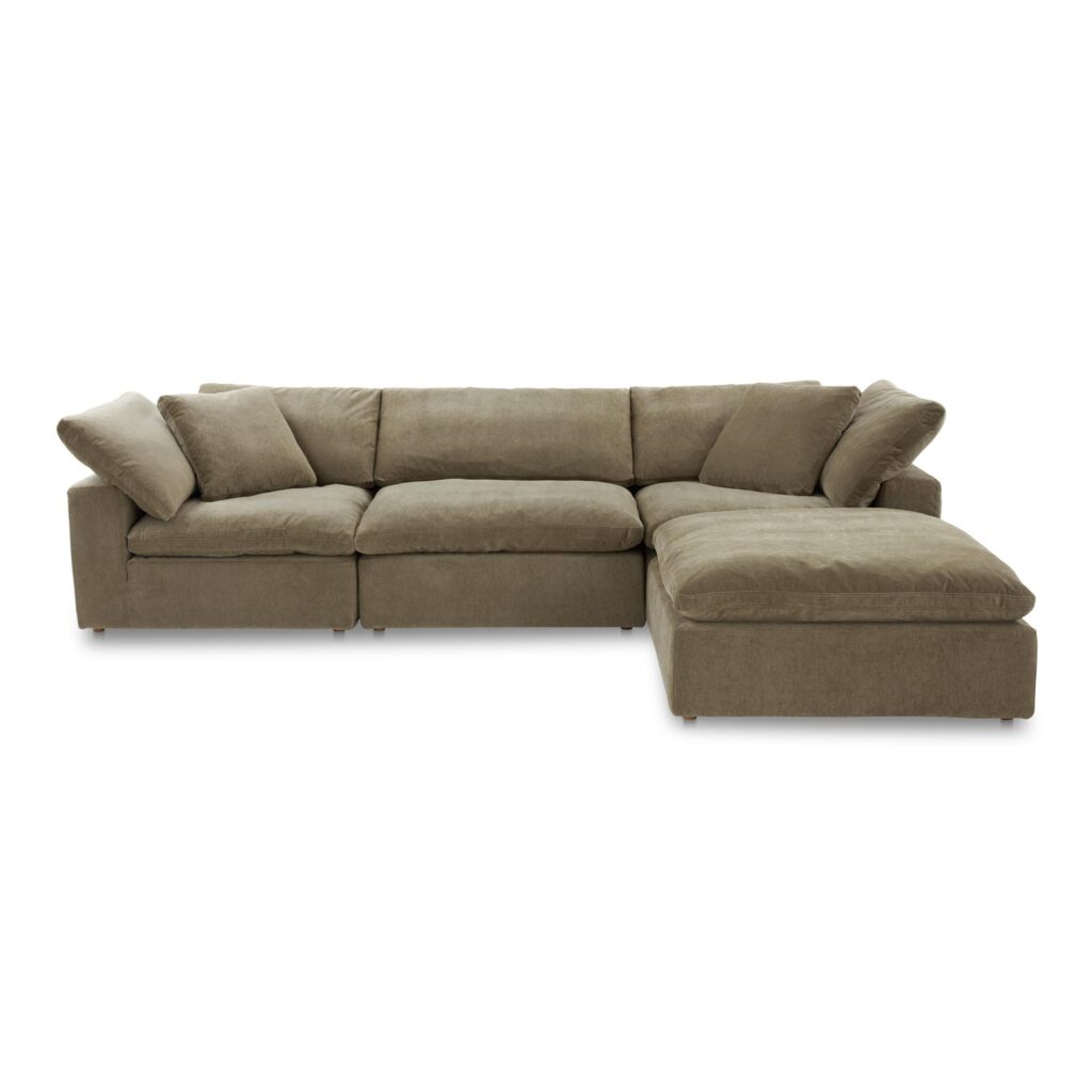 Clay Lounge Modular Sectional Performance Fabric