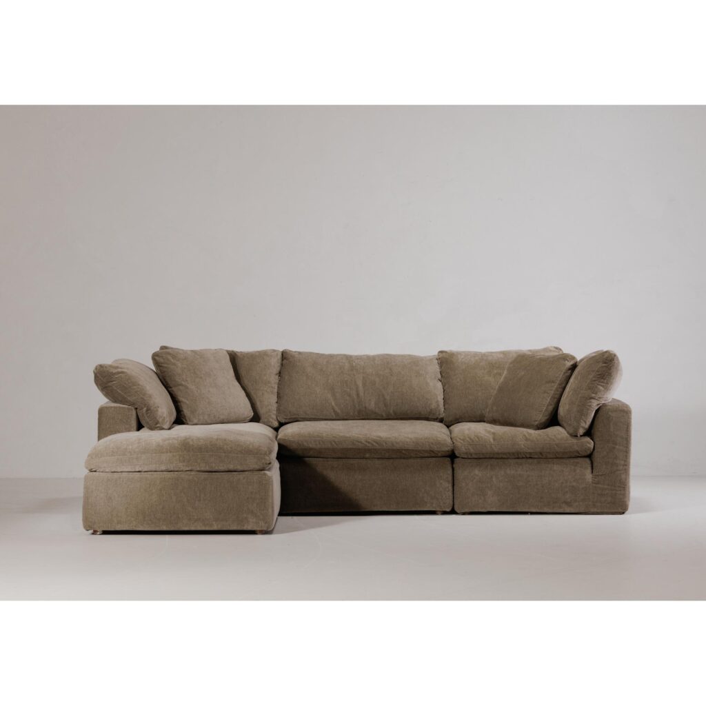 Clay Lounge Modular Sectional Performance Fabric - Image 7