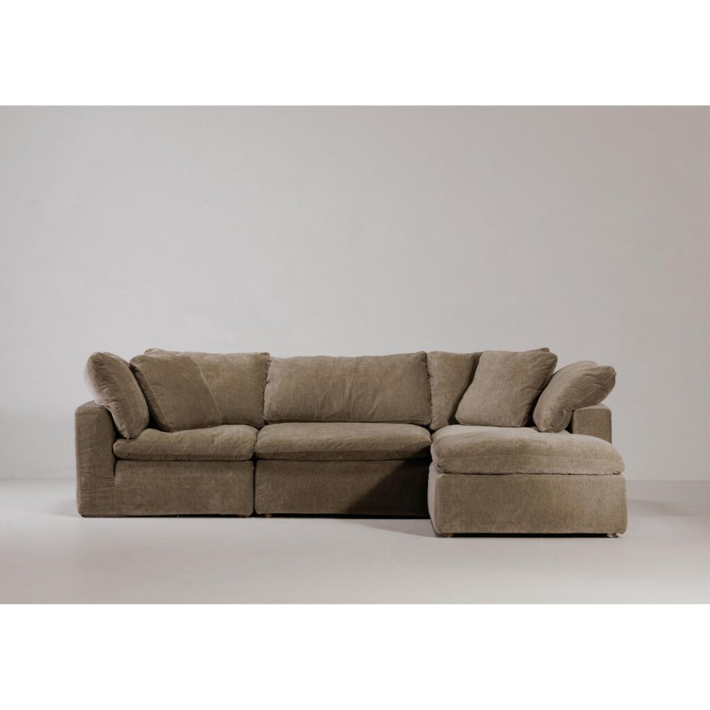 Clay Lounge Modular Sectional Performance Fabric - Image 8