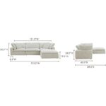 Clay Lounge Modular Sectional YJ-1008-49 YJ 1008 49 70