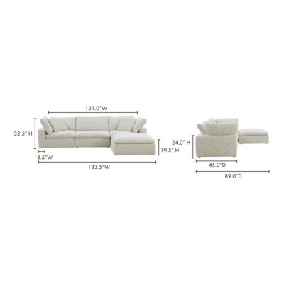 Clay Lounge Modular Sectional YJ-1008-49 YJ 1008 49 70