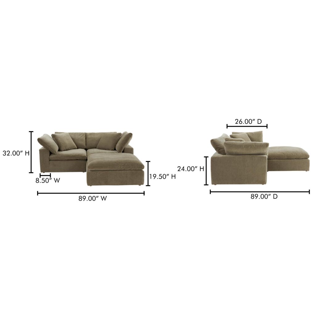 Clay Nook Modular Sectional Performance Fabric - Image 7