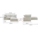 Clay Nook Modular Sectional YJ-1009-49 YJ 1009 49 70