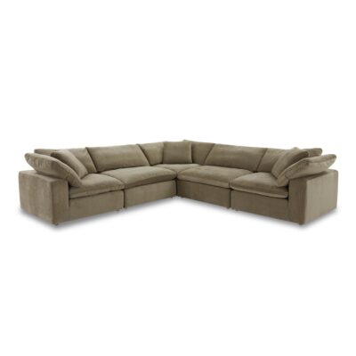 Clay Classic L Modular Sectional Performance Fabric YJ-1010-16 YJ 1010 16 01