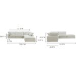 Clay Dream Modular Sectional YJ-1011-49 YJ 1011 49 70