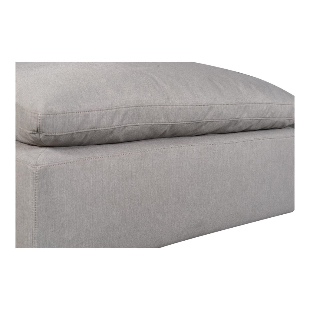 Terra Condo Ottoman Livesmart Fabric Light Grey - Image 4