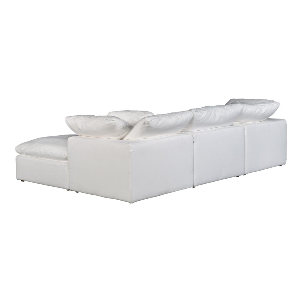 Terra Condo Lounge Modular Sectional Livesmart Fabric Cream - Image 4