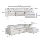 Terra Condo Lounge Modular Sectional Livesmart Fabric Cream 17 Terra Condo Lounge Modular Sectional Livesmart Fabric Cream YJ-1015-05 YJ 1015 05 70