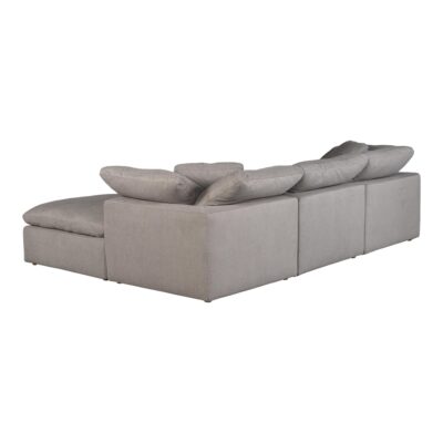 Terra Condo Lounge Modular Sectional Livesmart Fabric Light Grey YJ-1015-29 YJ 1015 29 03