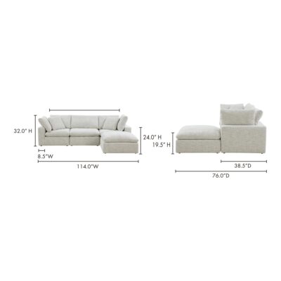 Terra Condo Lounge Modular Sectional YJ-1015-49 YJ 1015 49 70